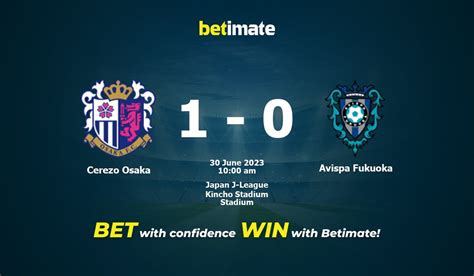 cerezo osaka vs avispa fukuoka prediction